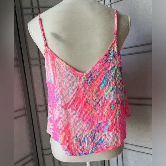 Lilly Pulitzer “Aletta Crop Top” Small - Picture 4 of 9